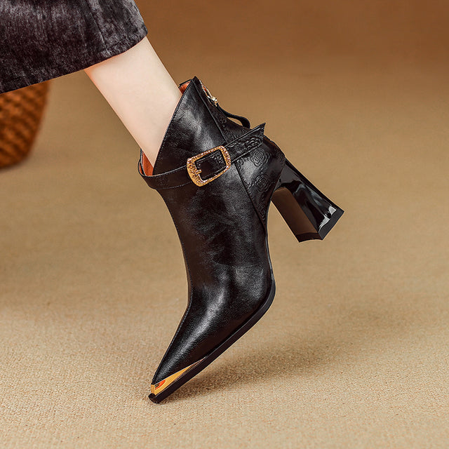 Auburnyx Couture Pointed Toe Event Boots