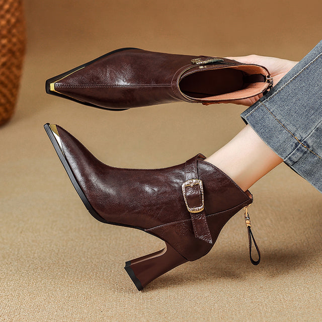 Auburnyx Couture Pointed Toe Event Boots