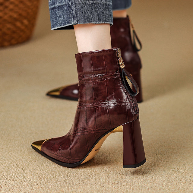 Auburnyx Couture Pointed Toe Event Boots