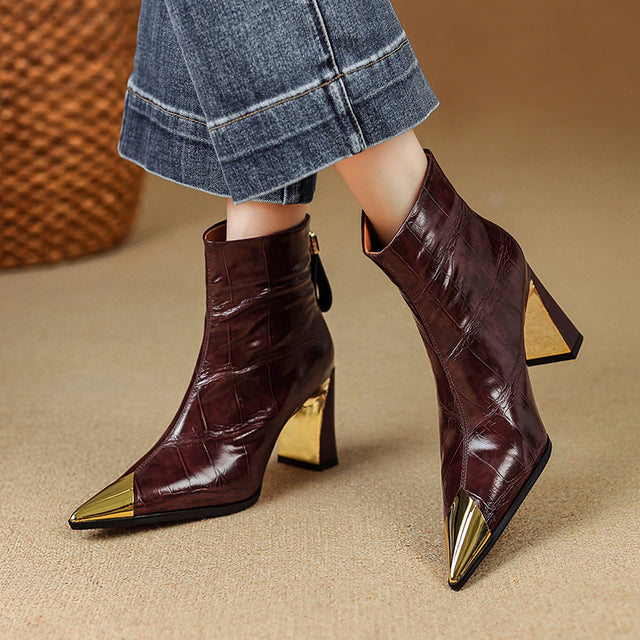 Auburnyx Couture Pointed Toe Event Boots