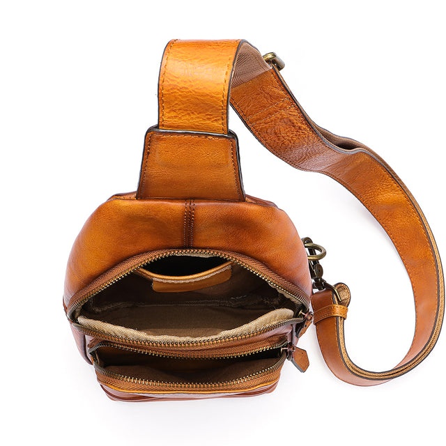 ElegantEquus Genuine Leather Chest Bag