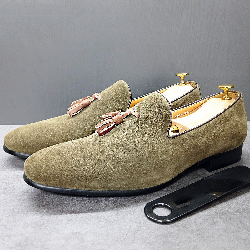 ExoticGator Luxe Tassel  Dress Shoes