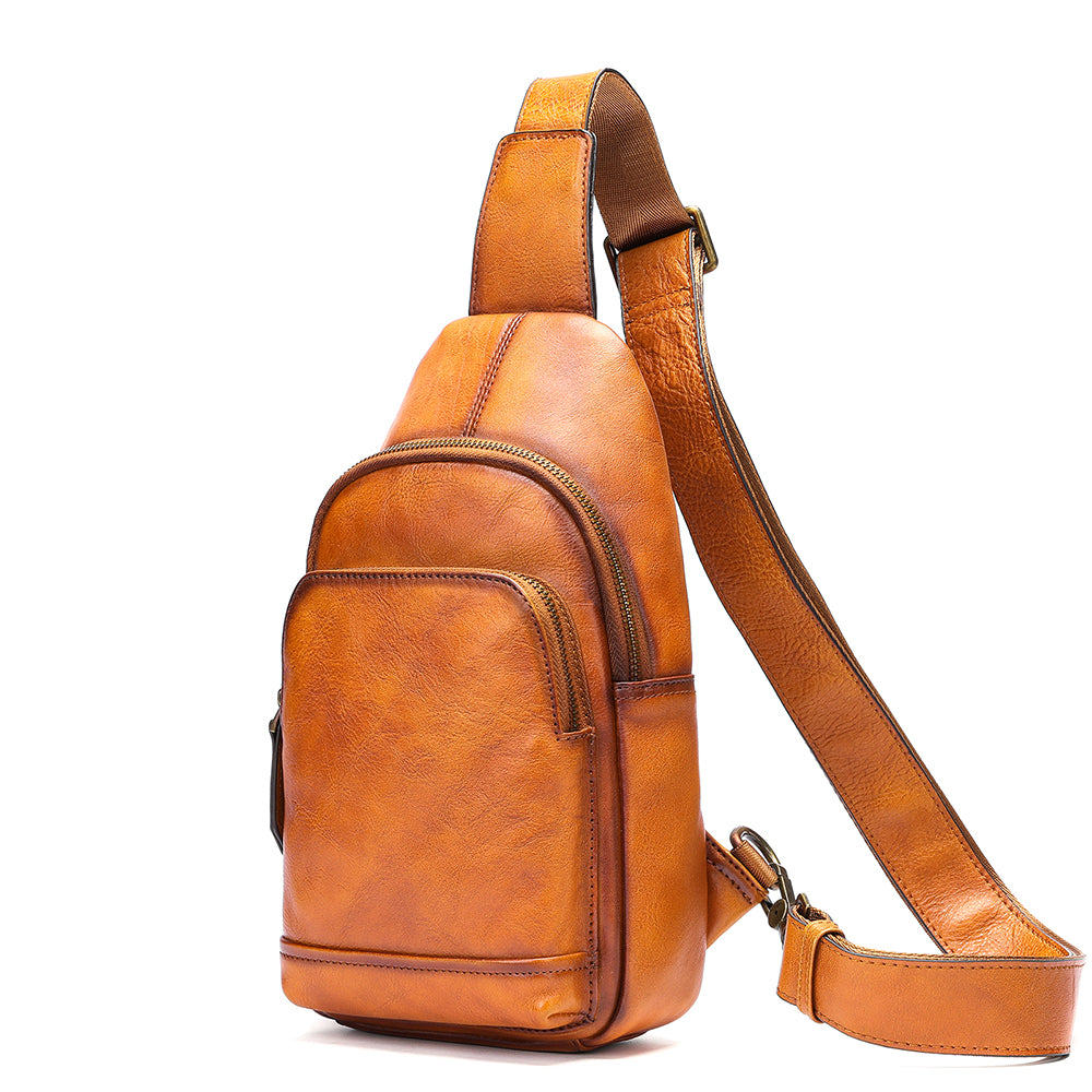 ElegantEquus Genuine Leather Chest Bag