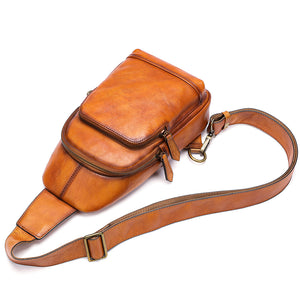 ElegantEquus Genuine Leather Chest Bag