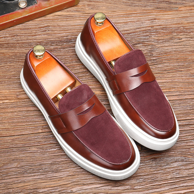 Leather Casual Slip-ons