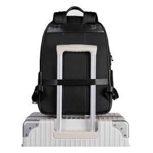 Luxury Leather Exotic Laptop Travel Backpack