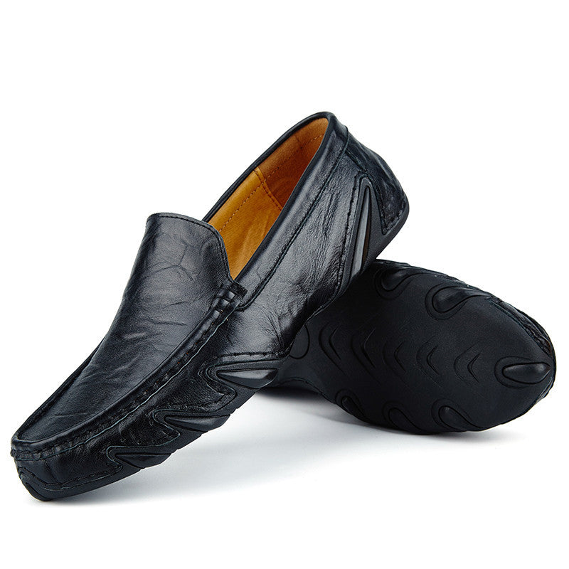 Chic Handmade Leather Slip On Loafers