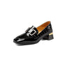 Luxeleather Exotic Square Toe Cross Tied Pumps - FINAL SALE