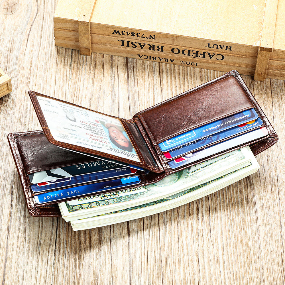 CowLuxe Stylish Leather Men's Wallets