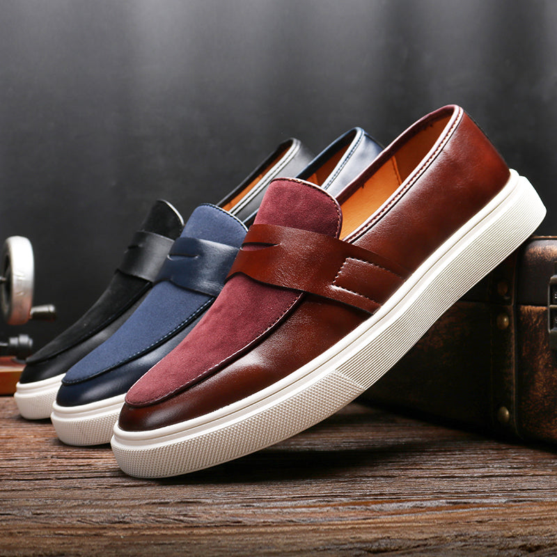 Leather Casual Slip-ons