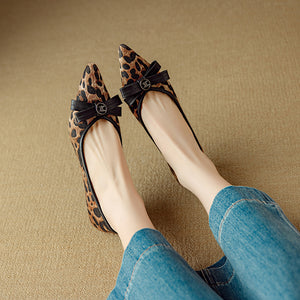 AlliChic Exotic Horsehair Pointed Toe High Heels