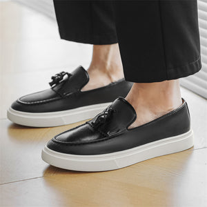 Luxury Croco Tassel Penny Loafers