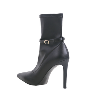 Luxury Thin Heel Zipper Cowboy Ankle Boots