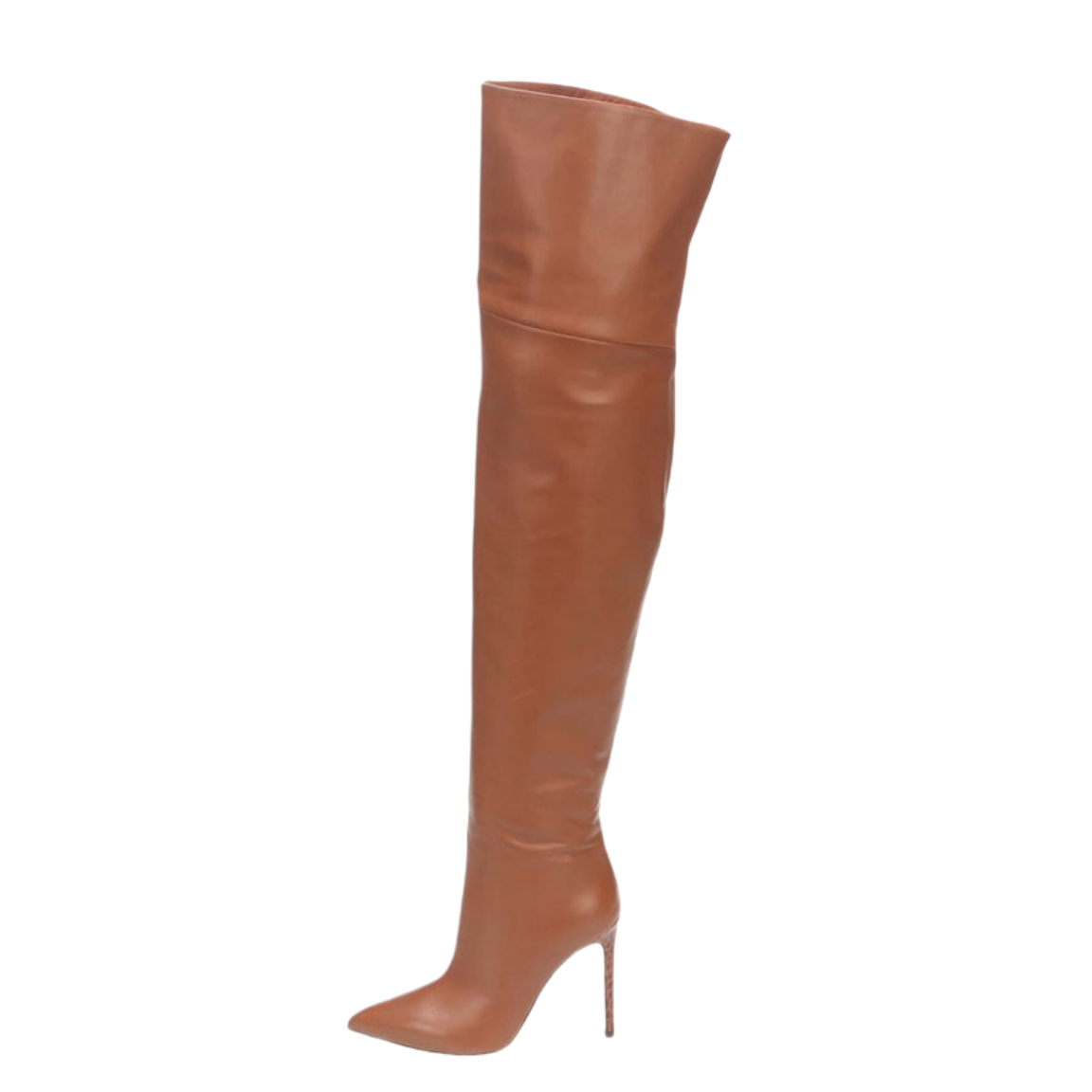 LuxeLeather Pointed Toe High Heel Long Boots