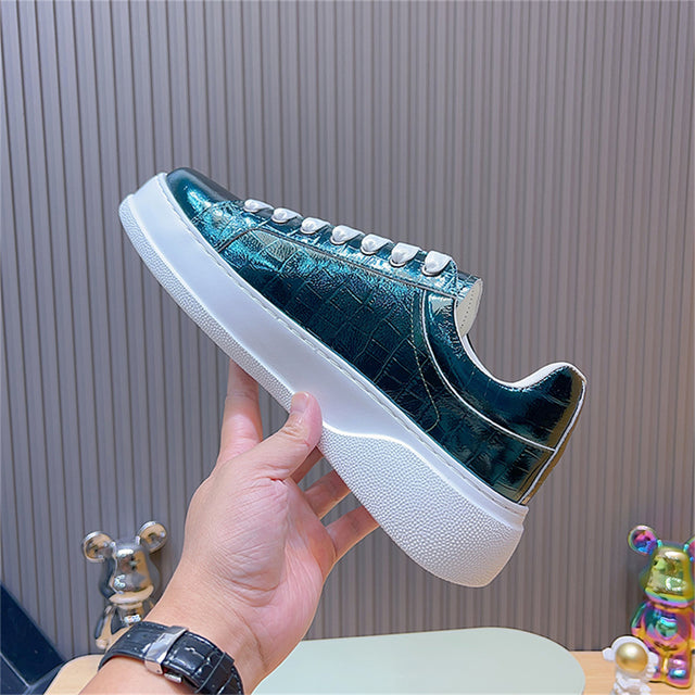 Vault Low-Top – Croc Green