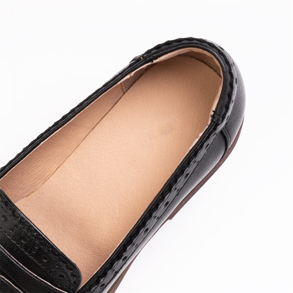 Ebonique Luxe Slip Loafers