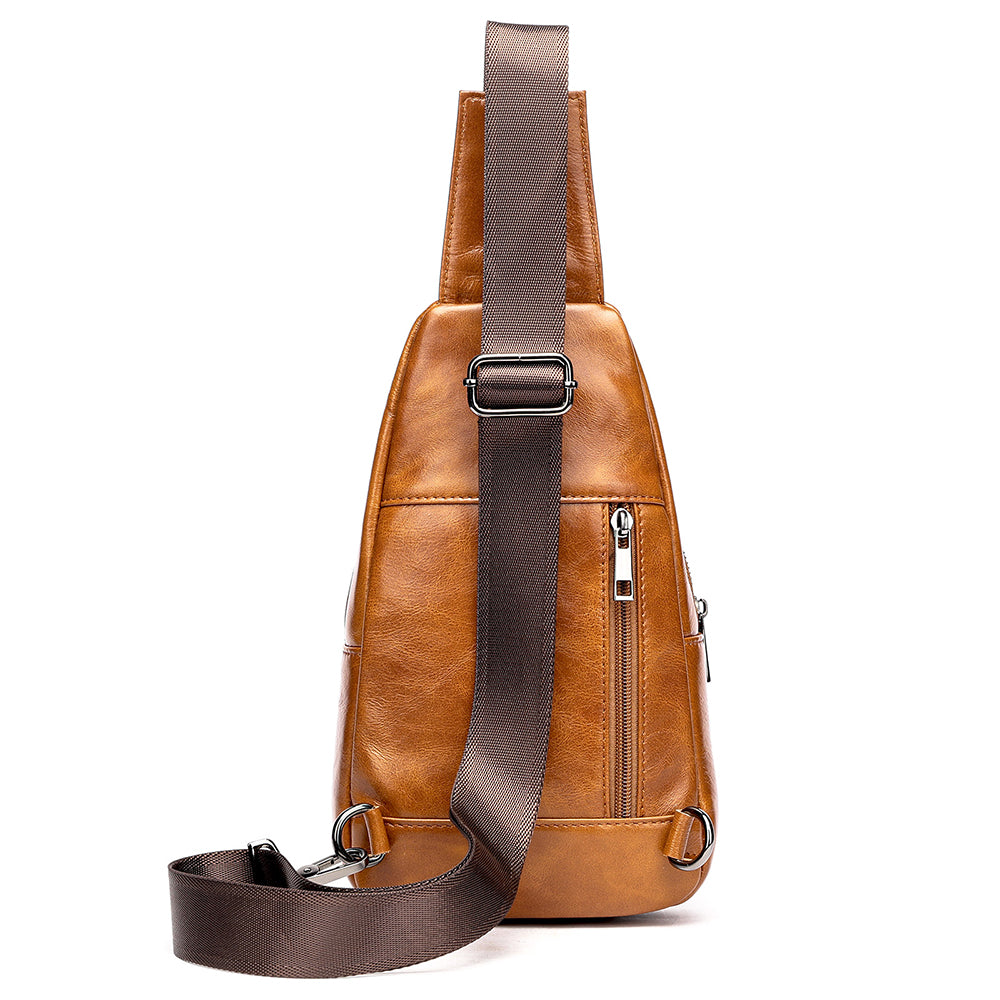 ElegantEquus Genuine Leather Chest Bag