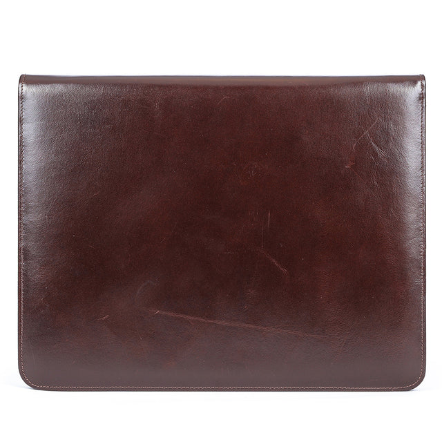 CowLuxe Stylish Leather Men's Ipad Bag