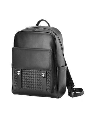 Luxury Exotic Cow Leather Laptop Travel Backpack