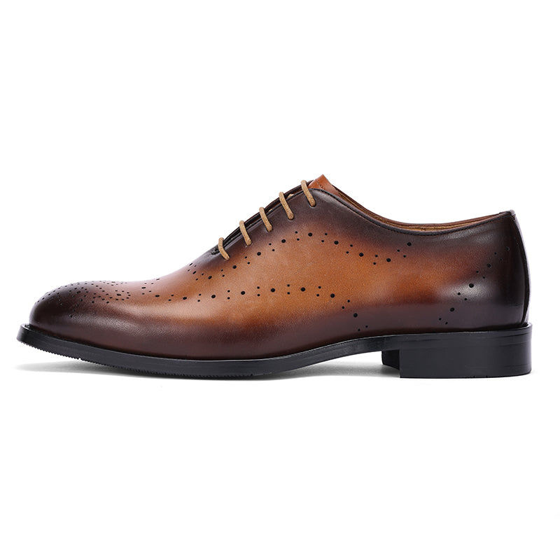 AlliElegance Luxe Brogue Oxford Dress Shoes