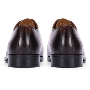 AlliElegance Luxe Brogue Oxford Dress Shoes