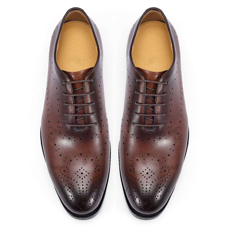 AlliElegance Luxe Brogue Oxford Dress Shoes