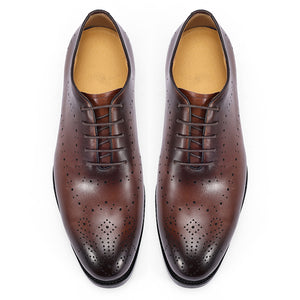 AlliElegance Luxe Brogue Oxford Dress Shoes