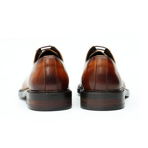 LuxeLace Leather Elegant Derby Shoes