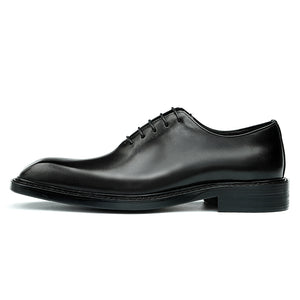 LuxeLace Leather Elegant Derby Shoes