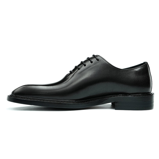 LuxeLace Leather Elegant Derby Shoes