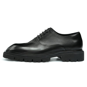 AlliElegance Luxe Lace-Up Brogue Oxford Dress Shoes