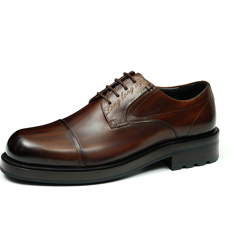 AlliElegance Luxe Brogue Oxford Dress Shoes