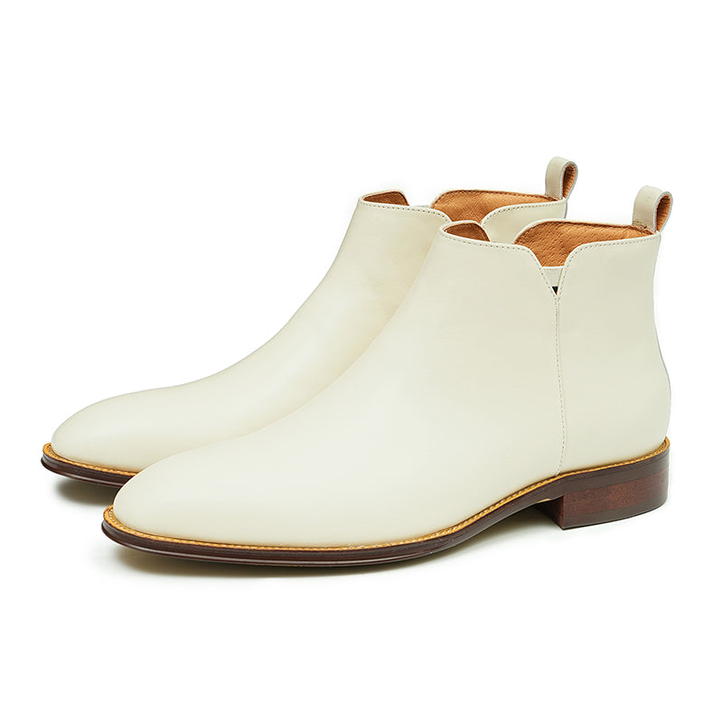 UrbanEase Round Toe Slip-On Boots