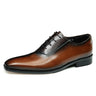 LeatherLux Lace-Up Formal Dress Shoes