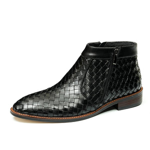 UrbanGlide Alligator Pattern Ankle Boots for Men