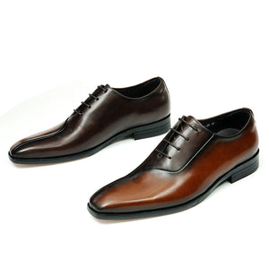 LeatherLux Lace-Up Formal Dress Shoes