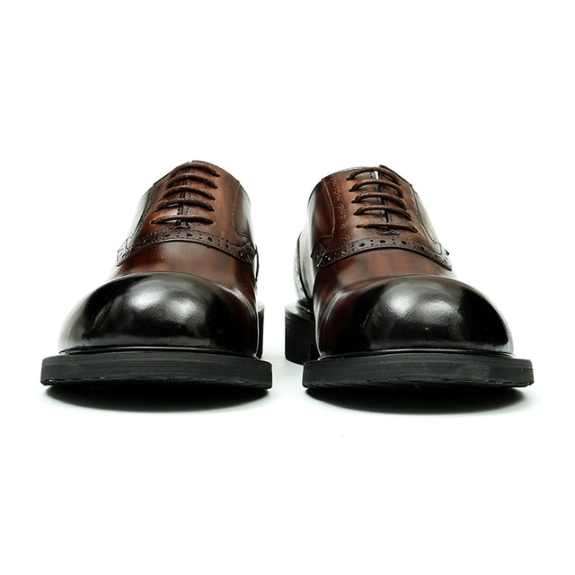 AlliElegance Luxe Brogue Oxford Dress Shoes