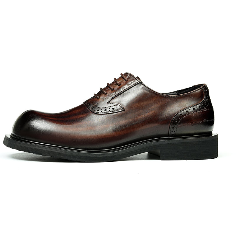 AlliElegance Luxe Brogue Oxford Dress Shoes