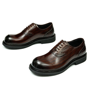 AlliElegance Luxe Brogue Oxford Dress Shoes