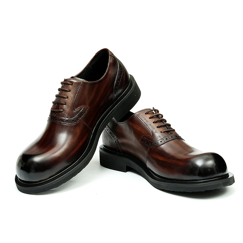 AlliElegance Luxe Brogue Oxford Dress Shoes