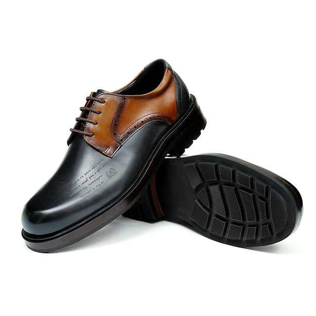 AlliElegance Luxe Brogue Oxford Dress Shoes