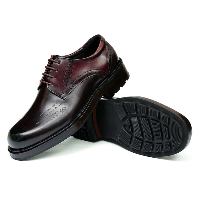 AlliElegance Luxe Brogue Oxford Dress Shoes