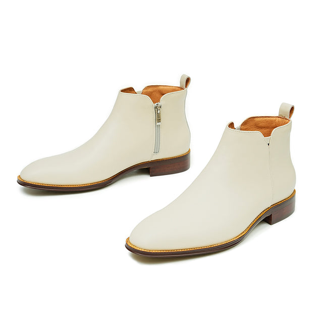 UrbanEase Round Toe Slip-On Boots