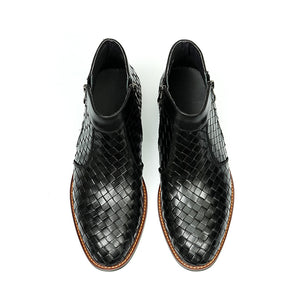 UrbanGlide Alligator Pattern Ankle Boots for Men