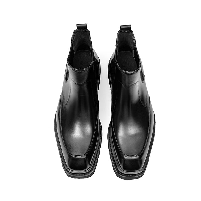 CowRoyale Sophisticated Slip-on Dress Boots