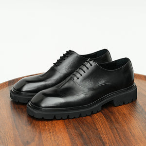 AlliElegance Luxe Lace-Up Brogue Oxford Dress Shoes