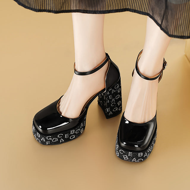 Dracavant Event Croctex Platform Heels