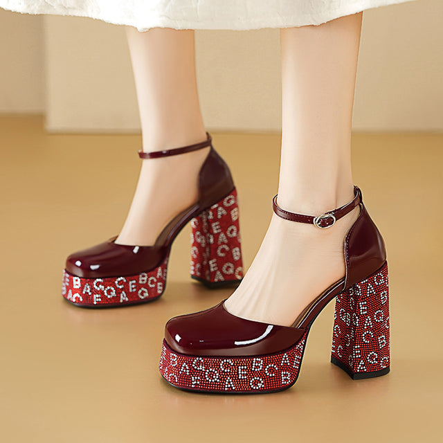 Dracavant Event Croctex Platform Heels