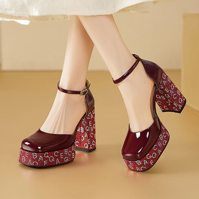 Dracavant Event Croctex Platform Heels