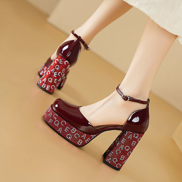 Dracavant Event Croctex Platform Heels